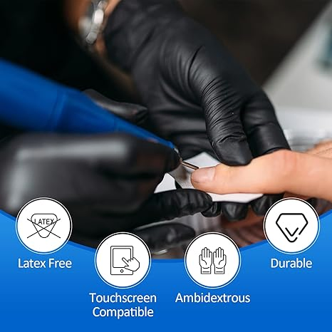 قفازات PVC/PE/نيتريل القابلة للتصرف بالجملة، من الدرجة الغذائية، مقاومة للماء، للاستخدام المنزلي والطبي، وخدمة الطعام مع توصيل سريع