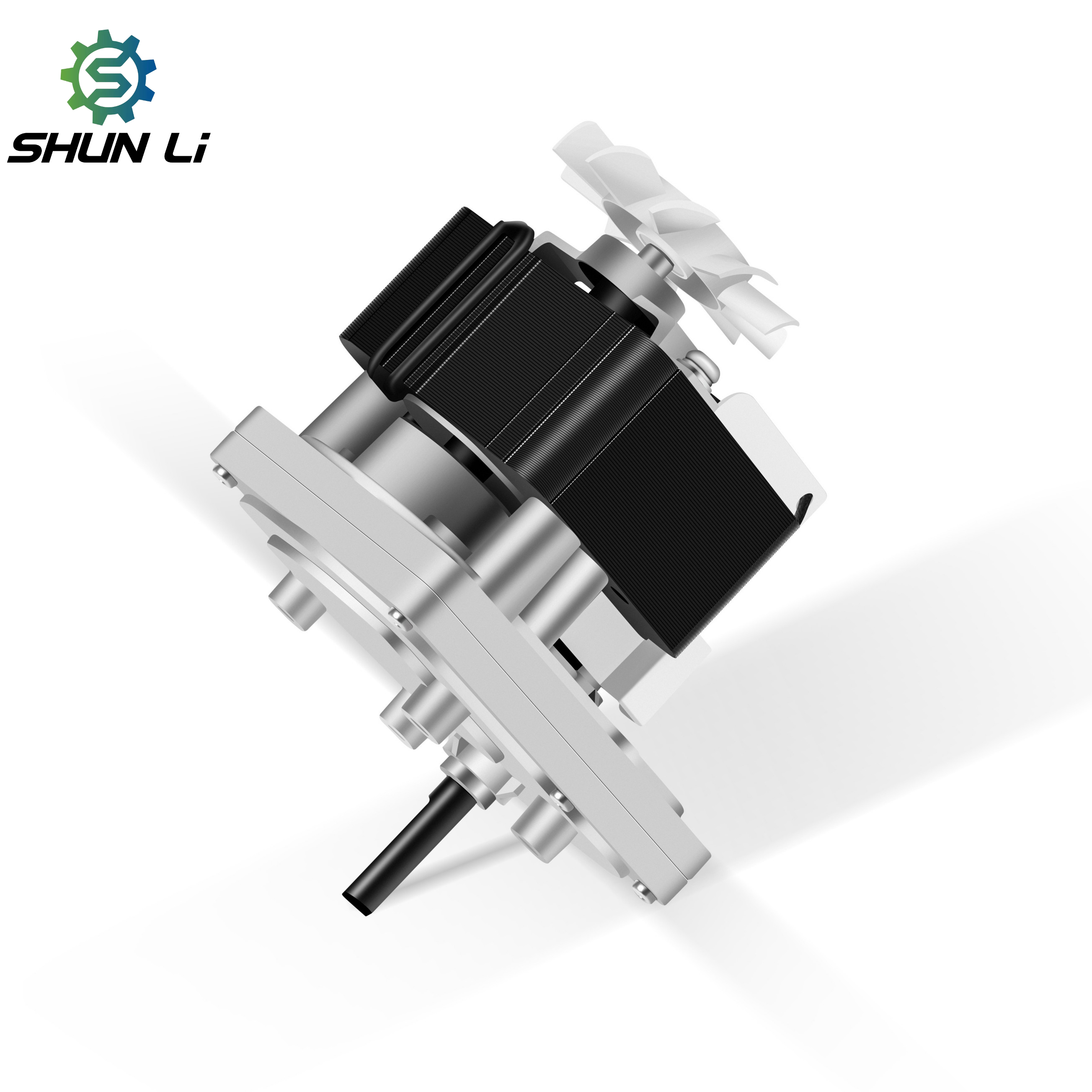 Shunli Customizable AC Shaded Pole Gear Motor Vibration Gear Motor 100v 110v 220v 240v Low RPM 100KG.CM Asynchronous Motor