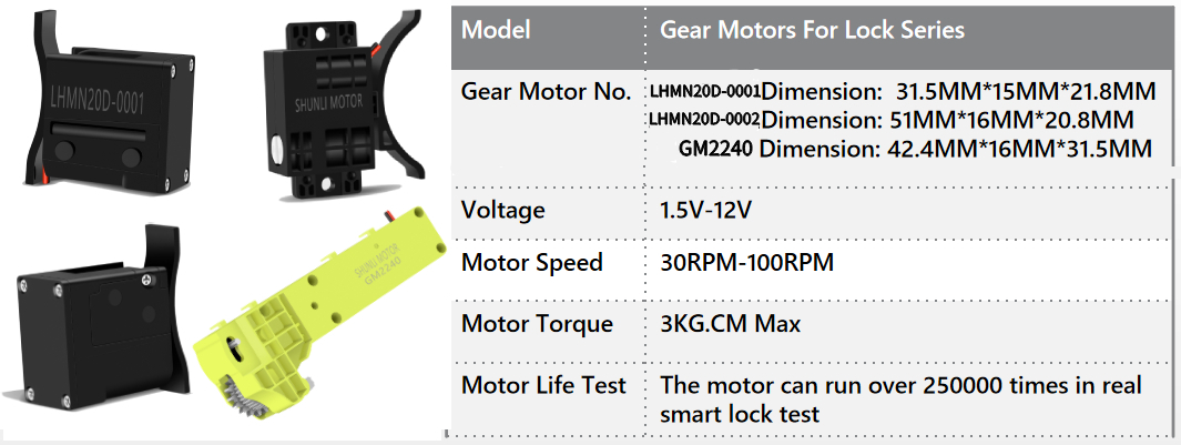 Vibration DC Gear Motor 3V 6V 12V High Torque Coin DC Gear Motor for Smart Lock