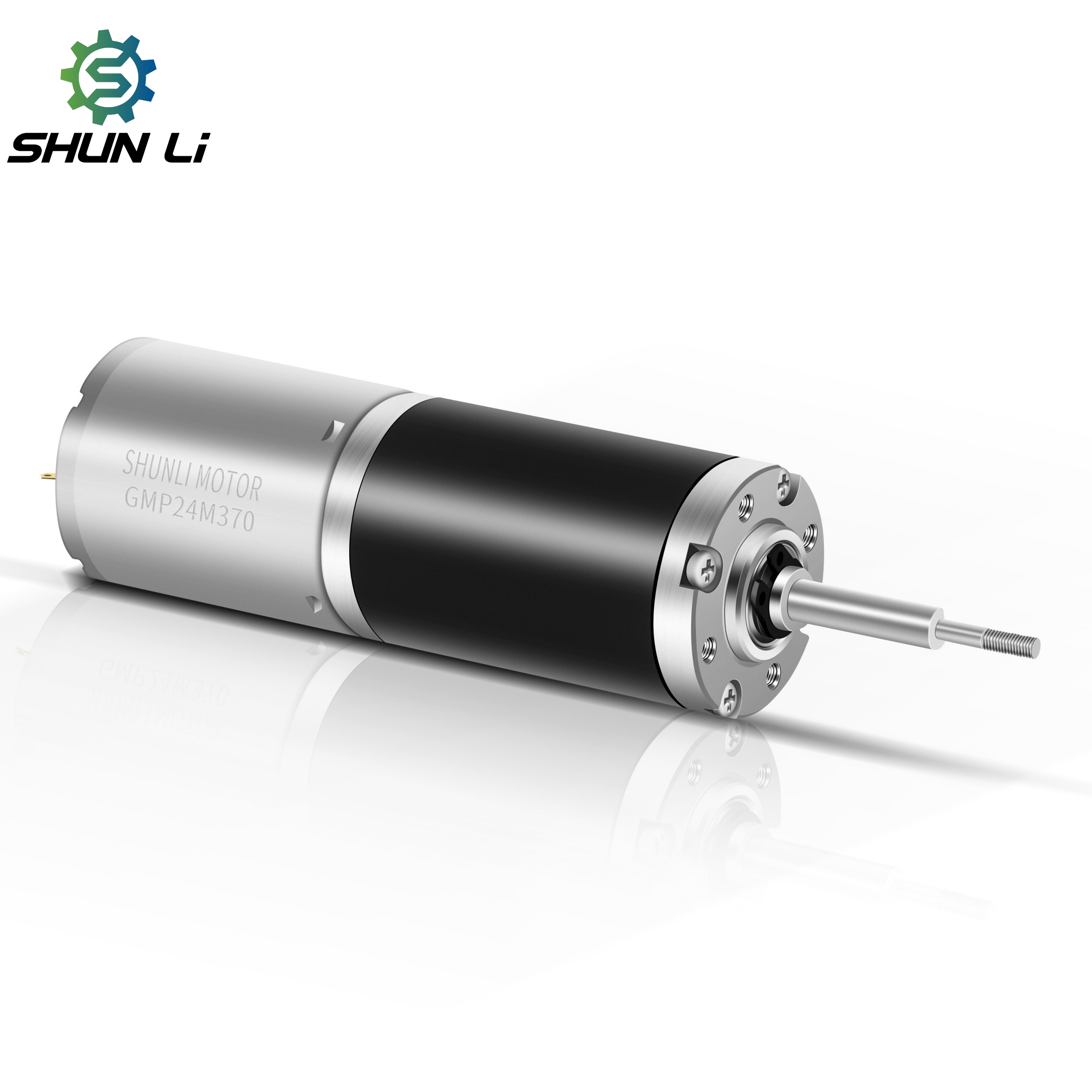 High Torque 0.5Nm Low Speed 100rpm  6v 12v with 24mm Gearbox Dc Planetary Gear Motor