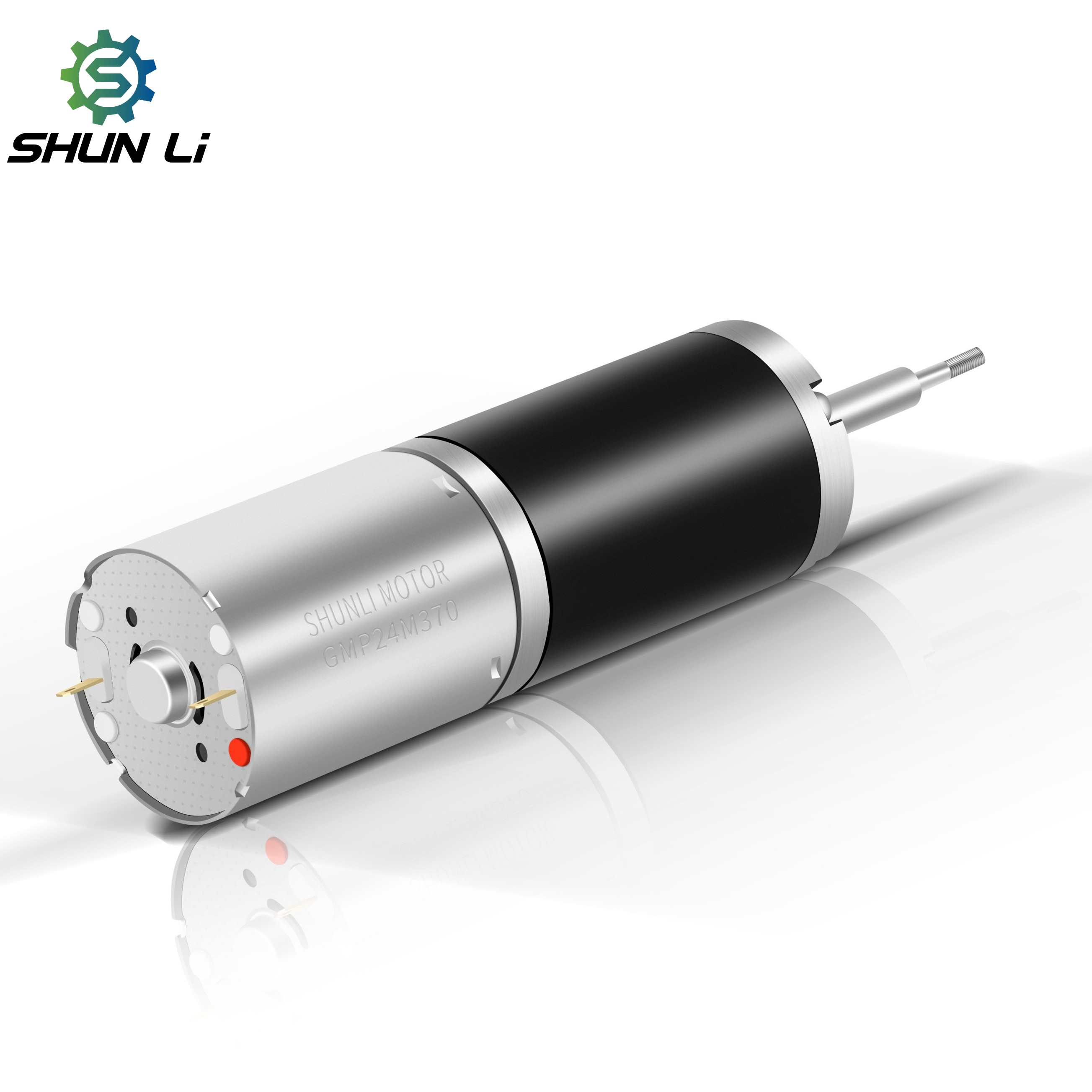 High Torque 0.5Nm Low Speed 100rpm  6v 12v with 24mm Gearbox Dc Planetary Gear Motor