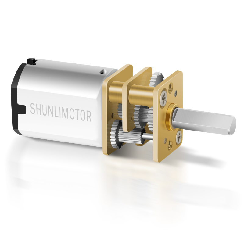 Shunli Small 12MM OD Mental Gearbox N20  Micro Dc Geared Motor 1.5V 3V Micro Dc Gear Motor Low Speed 18RPM for Smart Water Valve
