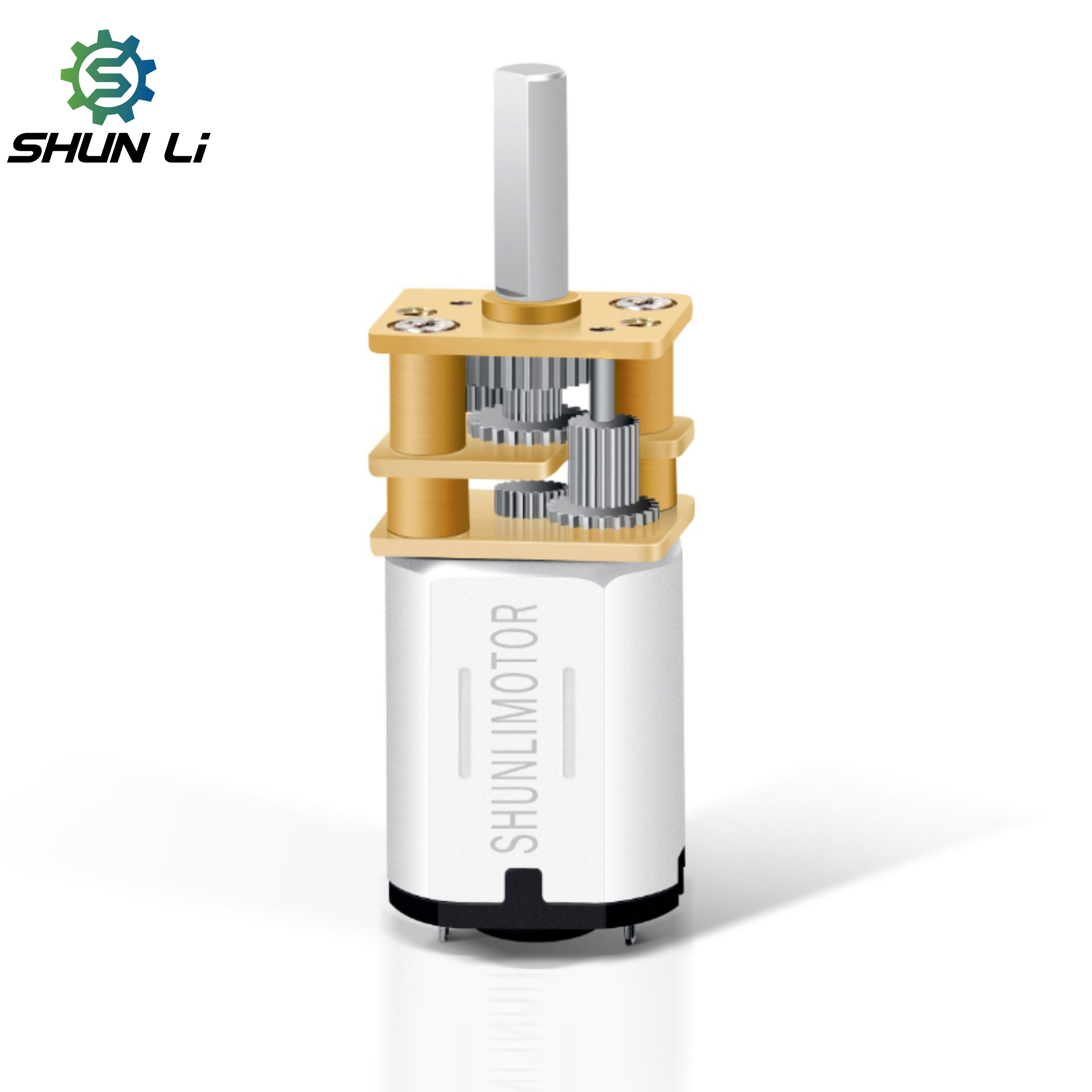 Shunli 12mm Diameter Gearbox N20 Micro Dc Gear Motor 3mm Customized Shaft 2KG.CM Torque 3V 3.7V 12V N20 Geared Motor