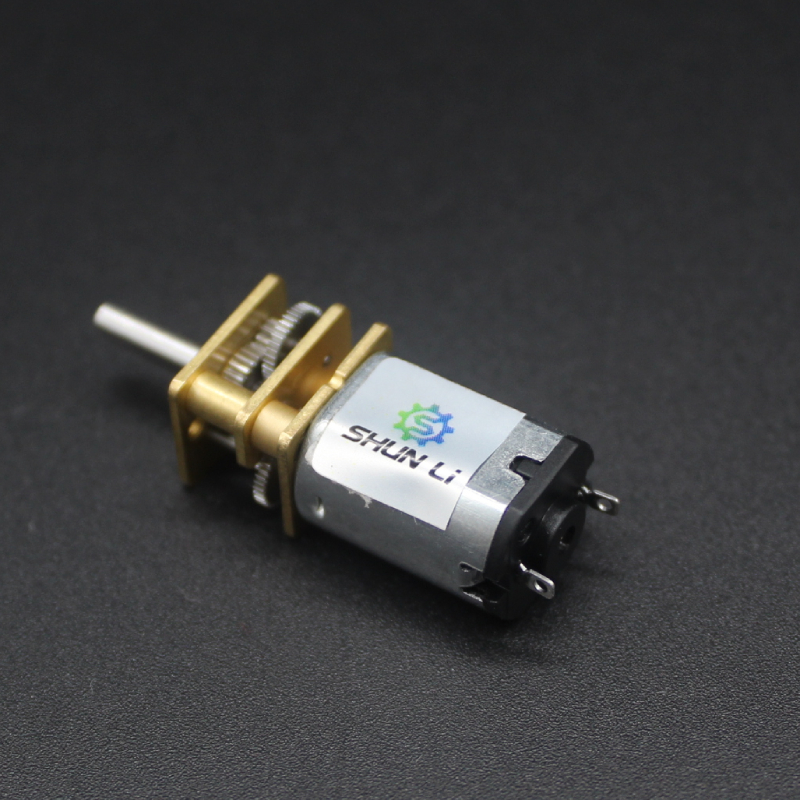 N20 Dc Gear Motor with Encoder for Door Lock Shaft Micro Metal High Torque Low Noise 6v 12mm Brush Micro Gear Motors