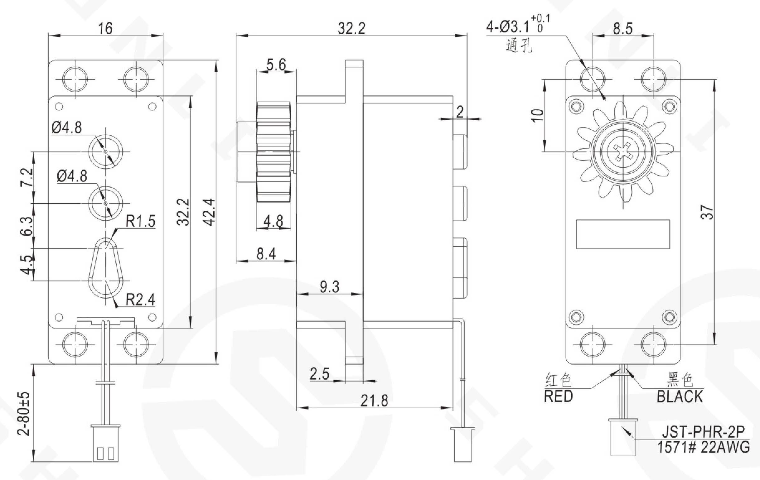 Gear Motor Specifications