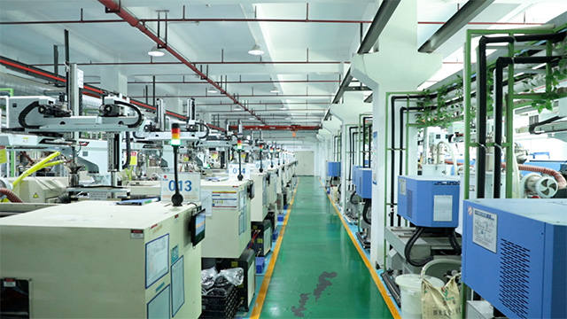 Luv Motors factory floor — precision micro motor manufacturing facility established 2006
