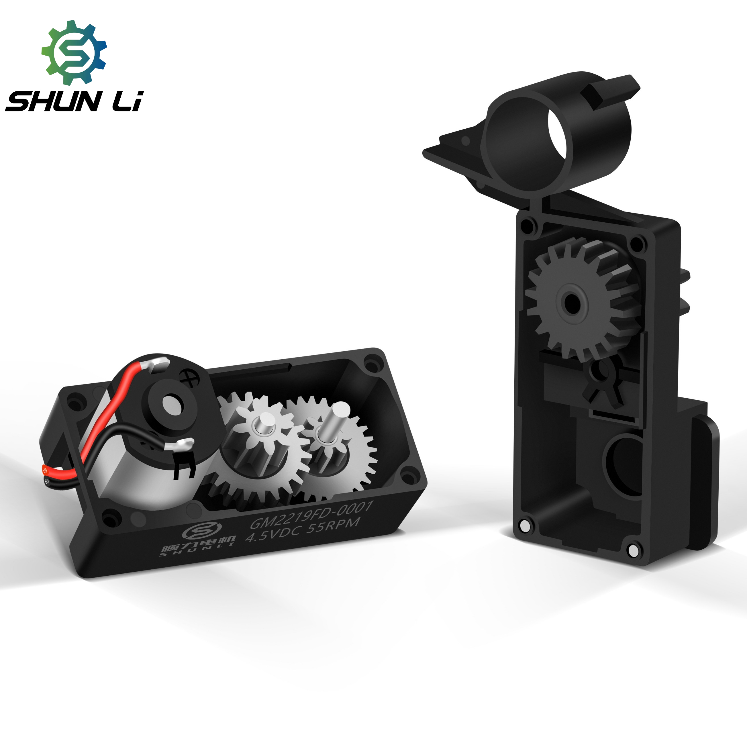 3v 4.5v 6v 12v Dc Mini Motor with Gear Box for Office Automation Equipment