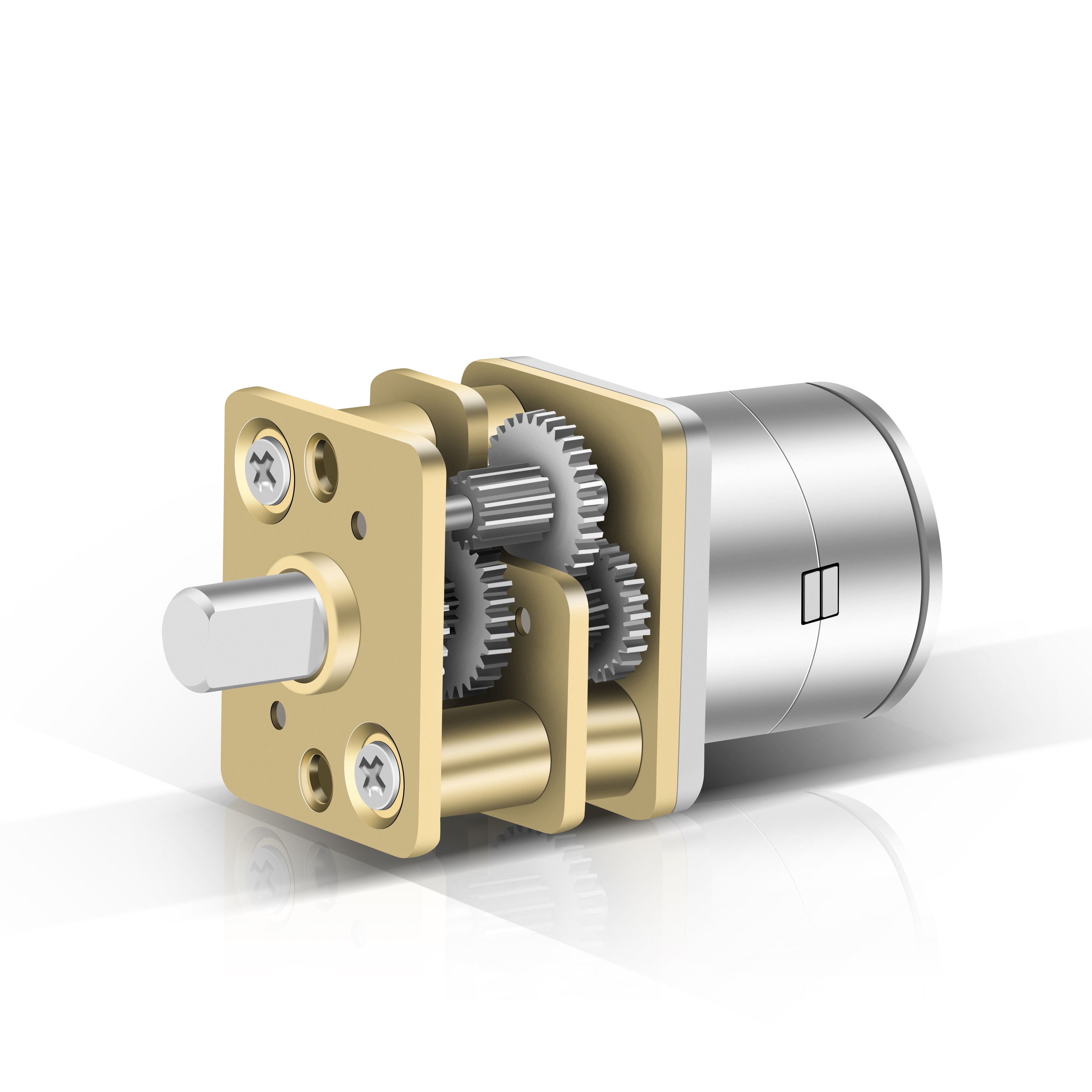 Shunli Dc Door Lock Stepper Gear Motor Double Dual Shafts Gearbox Low Speed Gear Motor Customized 5V for Vehicle Air Conditioner