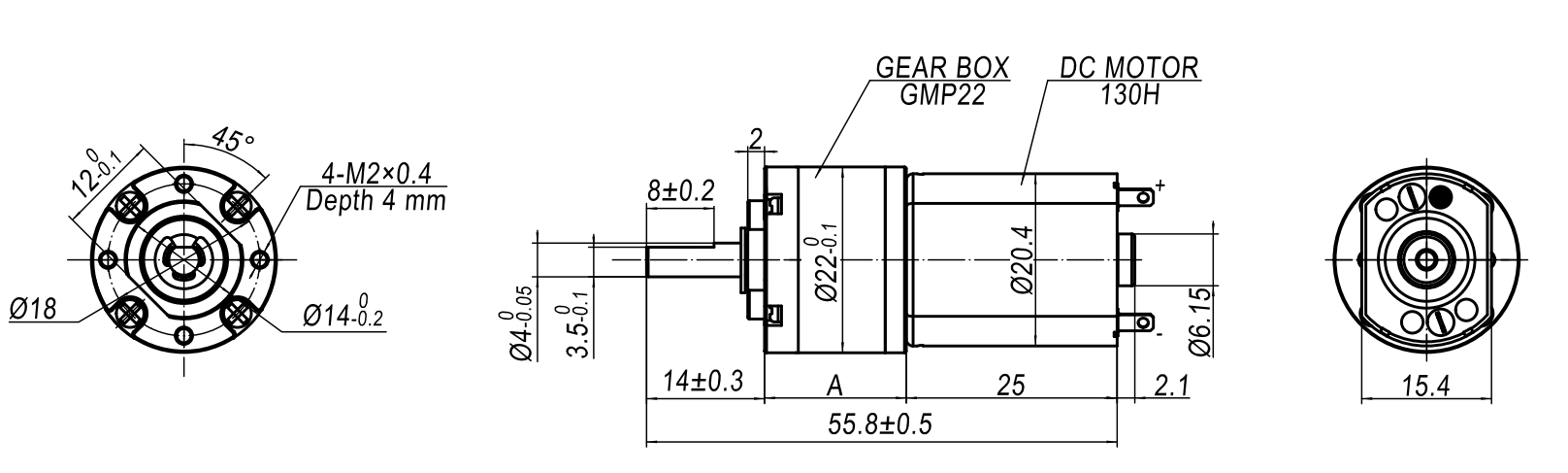 Customized 6v/12v/24v 22mm Planetary Gearbox Plus Permanent Magnet DC Motor China Supplier