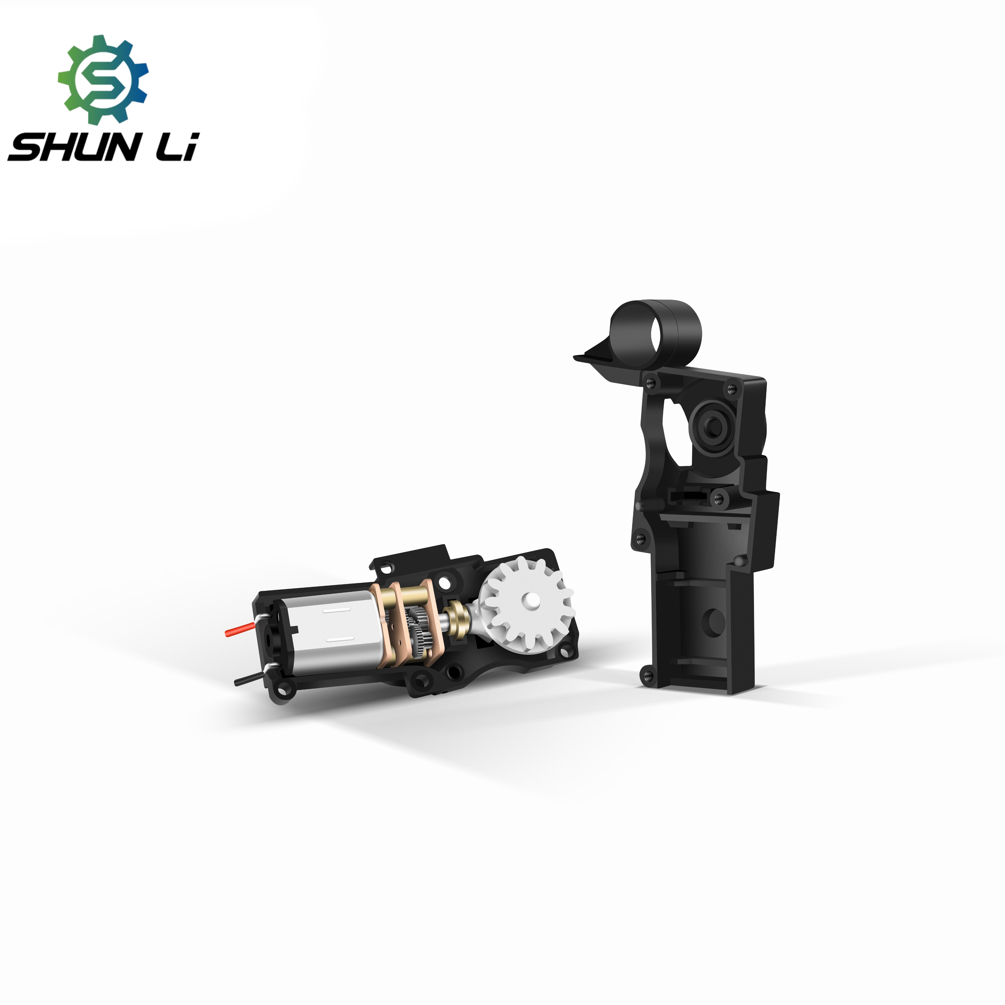 Shunli Dc Gear Motor Battery Powered Electric Motor 5v 6v Geared Dc Motor for Lock