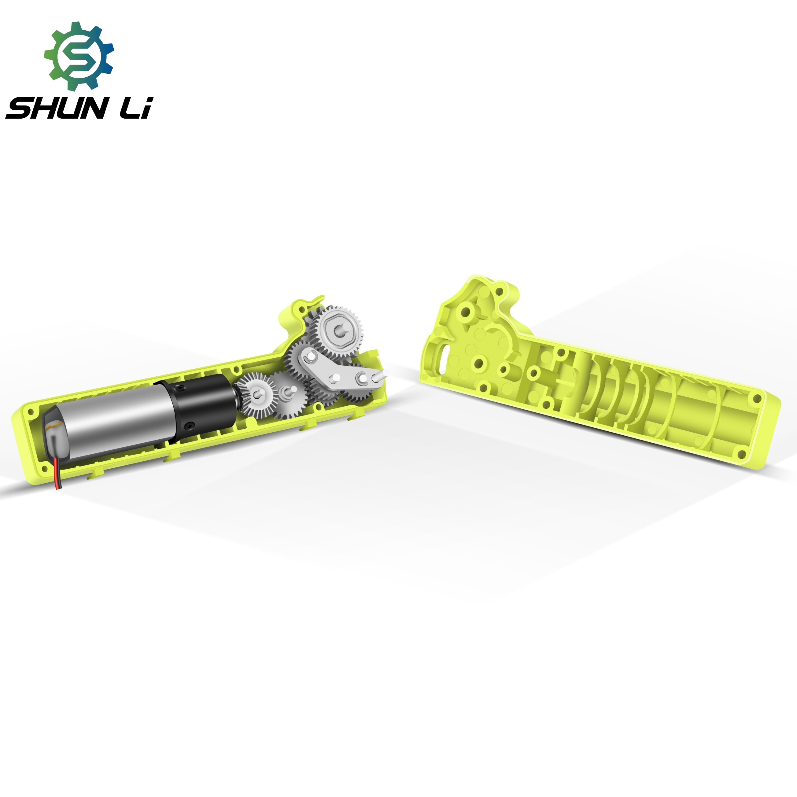 Shunli Electric Dc Gear Motor 3V 6V 12V 1.4-1.6A 65RPM 70RPM 85RPM 3KG.CM Customized Mini Hight Torque Dc Gear Motor for Look