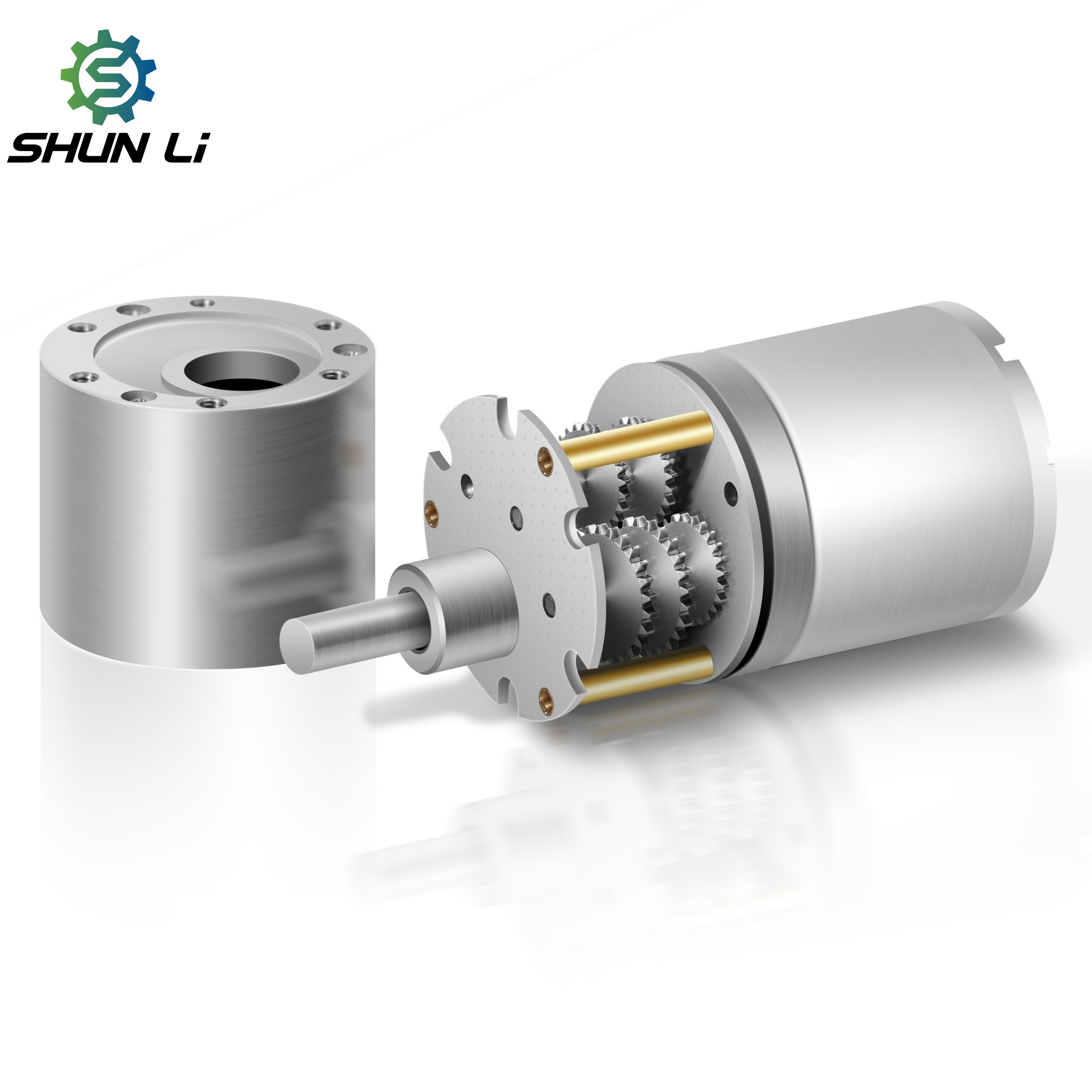 37mm Dc Gear Motor Low Noise High Torque 12v 24V  Cw/ccw with Mini Dc Gearbox  Motor with Encoder