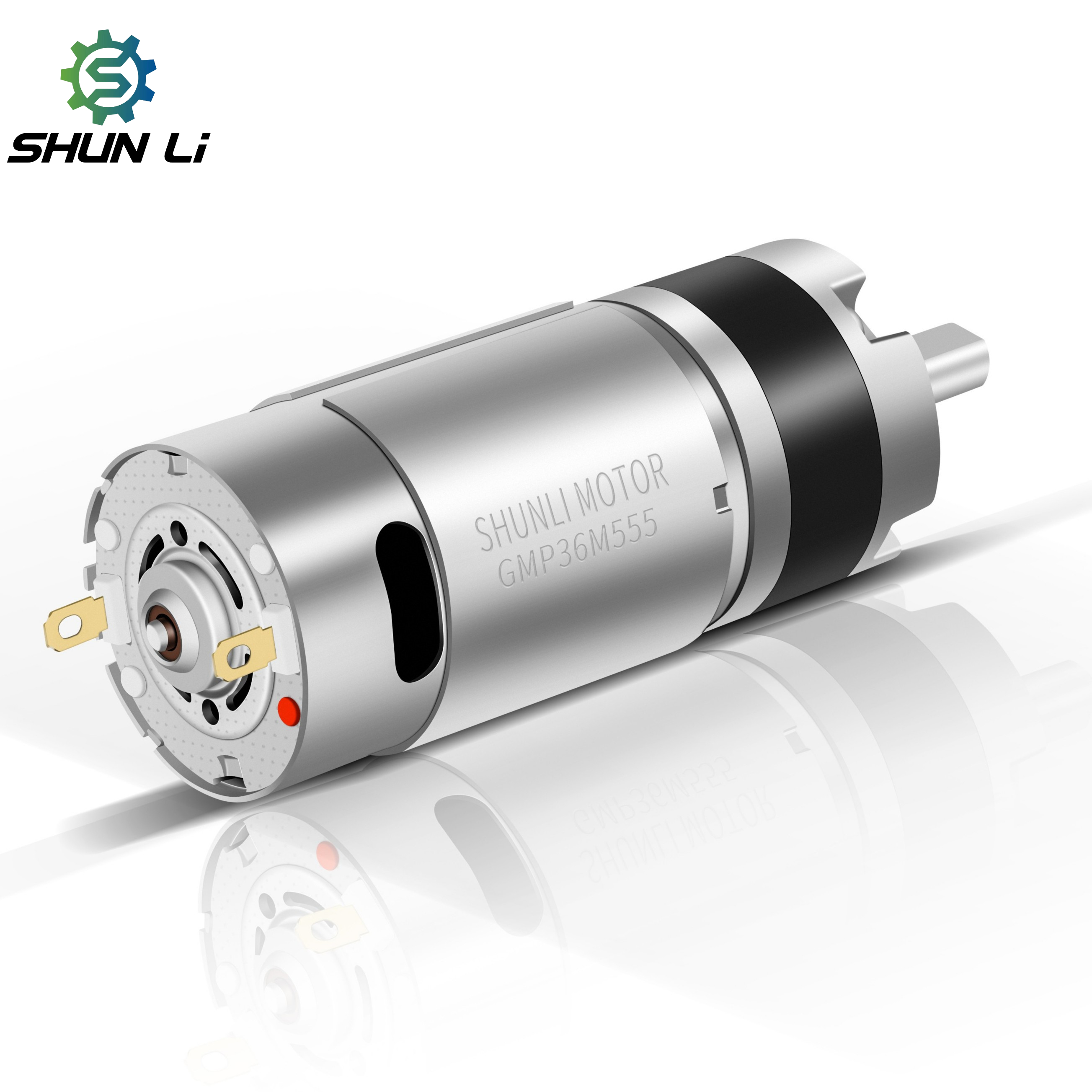 Shunli 12v 24v Dc Gear Motor Planetary Dc Geared Motor 12v 30kgcm Torque