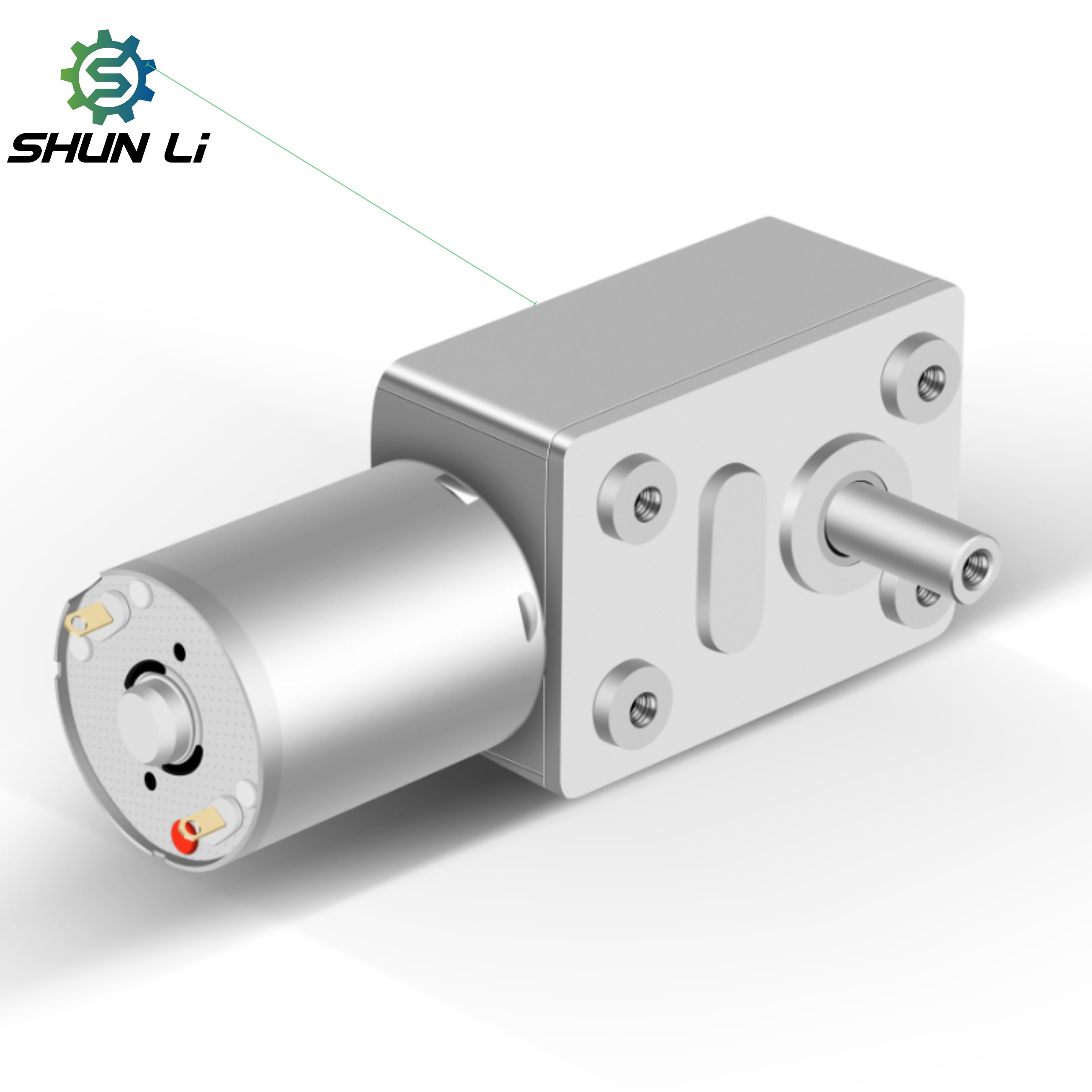 Shunli Custom Worm Gear Box Reverse 12v 0.95Rpm 165Rpm 45Kg Dc Worm Gear Motor High Torque Dc Motor for Gashapon Mmachine