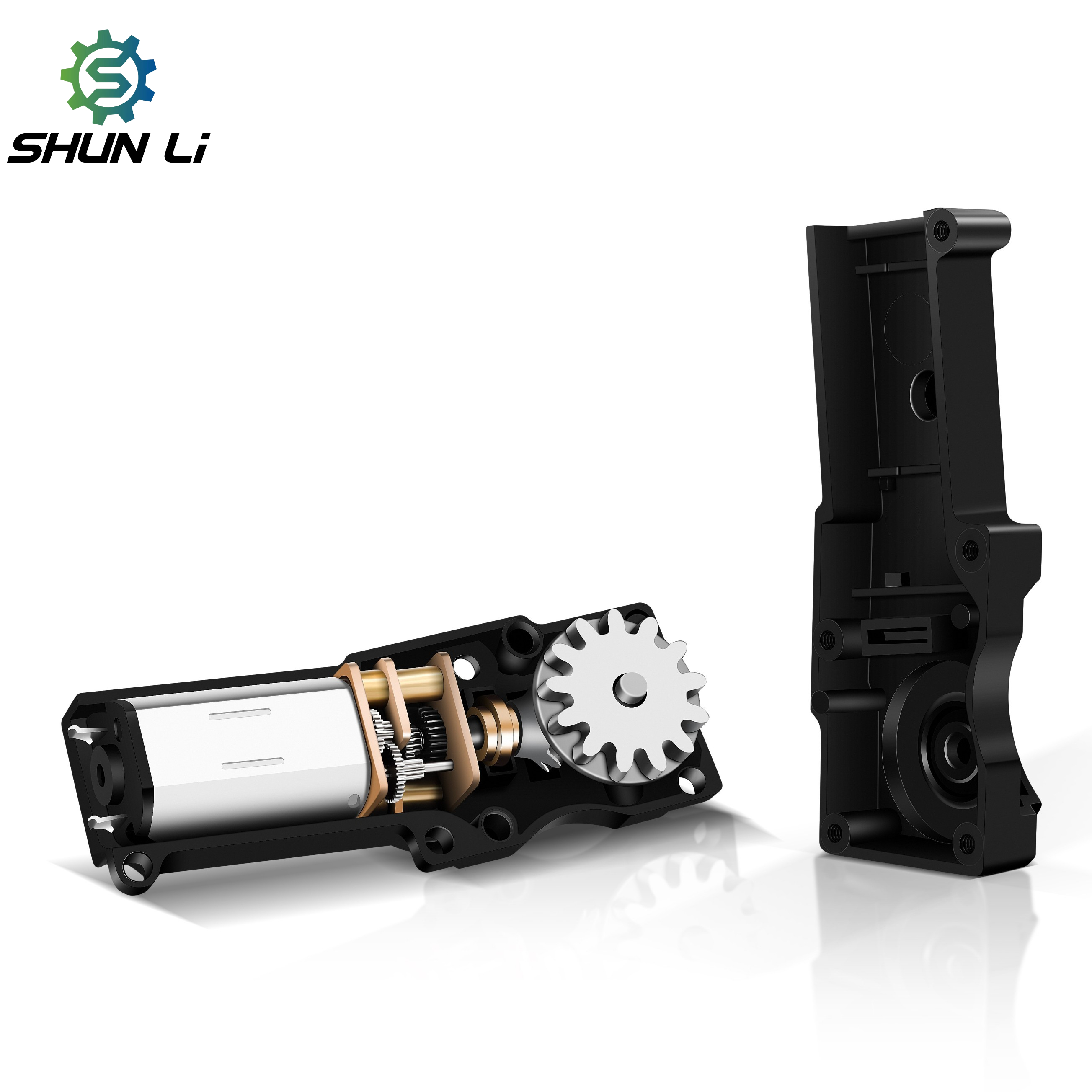 Shunli 4.5v Dc Gear Patent Motor for Dc Motor Shunli Permanent Magnet Brush Customized 30-100RPM