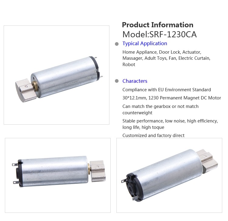 5v 10000rpm Small Brush Dc Vibration Motor FAN Home Appliance Permanent Magnet Totally Enclosed for Massaging Machine