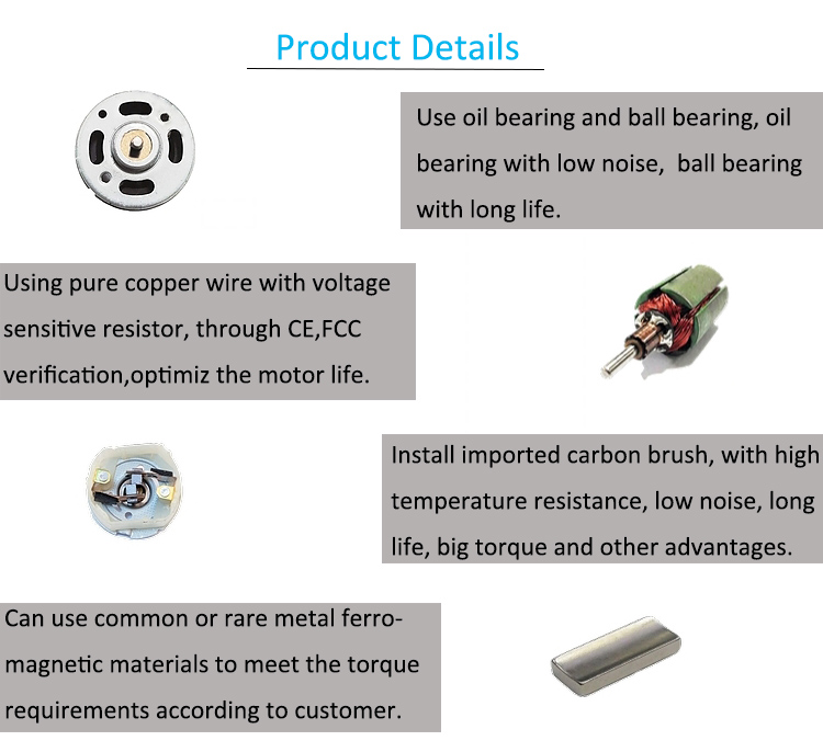 4v 5v Small Motor Dc Vibration Motor 6v Dc Motor Vibrator 9000rpm for Toy for Massager for Beauty Apparatus