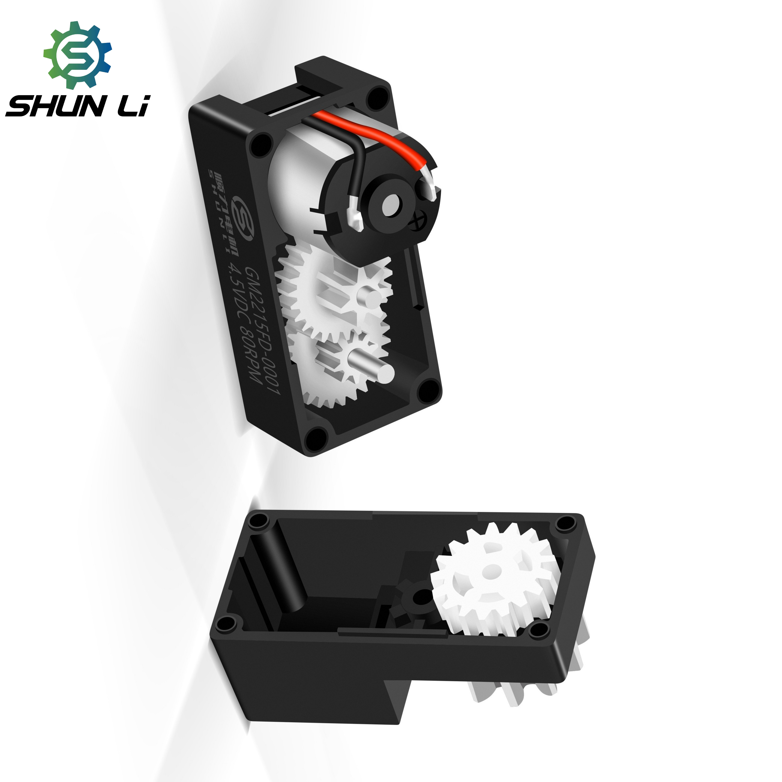 4.5v Gear Motor for Lock Small Rpm Motor 50rpm Dc Gear Motor