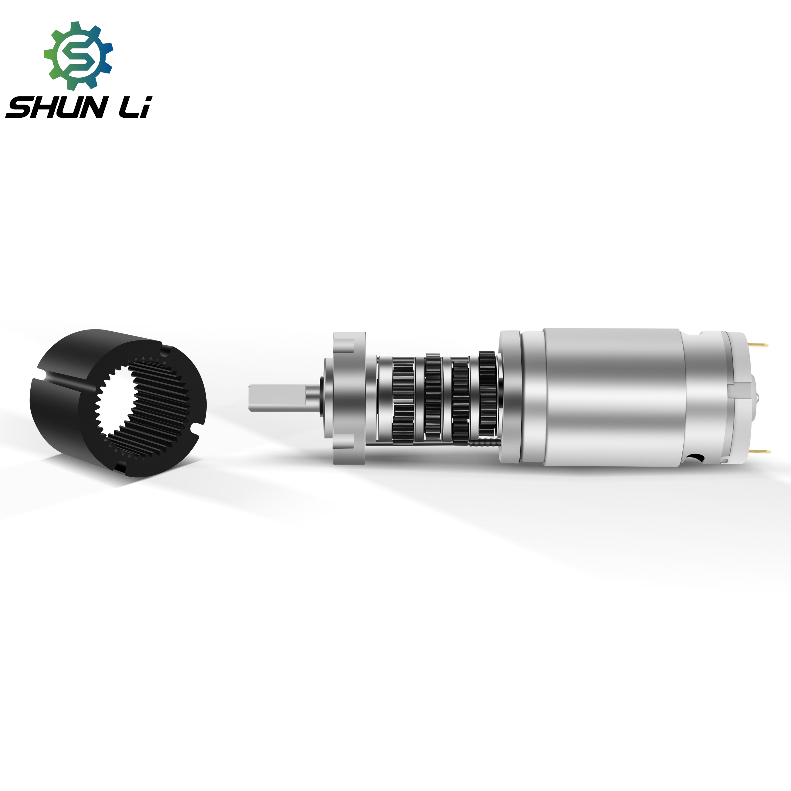 Shunli 12v 24v Dc Planetary Gear Motor High Torque Low Rpm 36mm 12v Dc Planetary Gear Motor