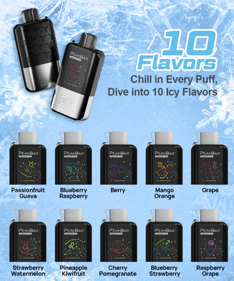 Premium Smart Pod Disposable Vape Device with 800mAh Battery