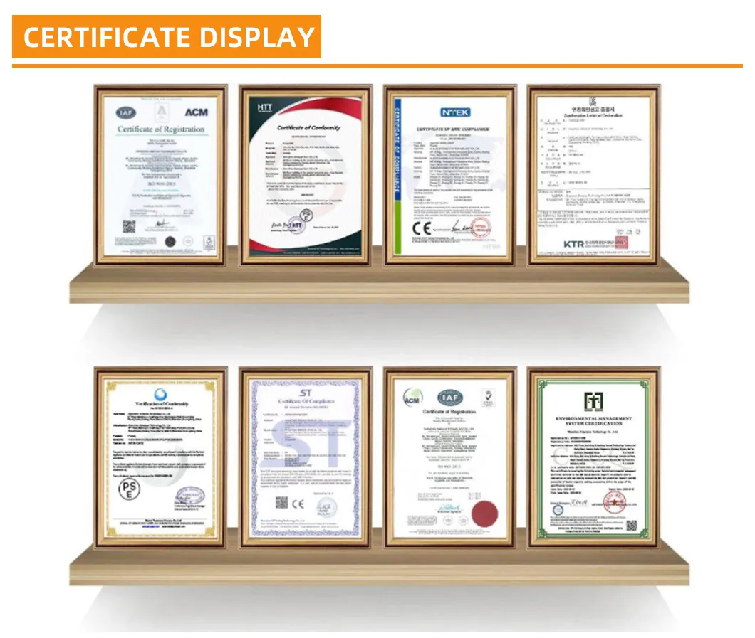 Product Certifications