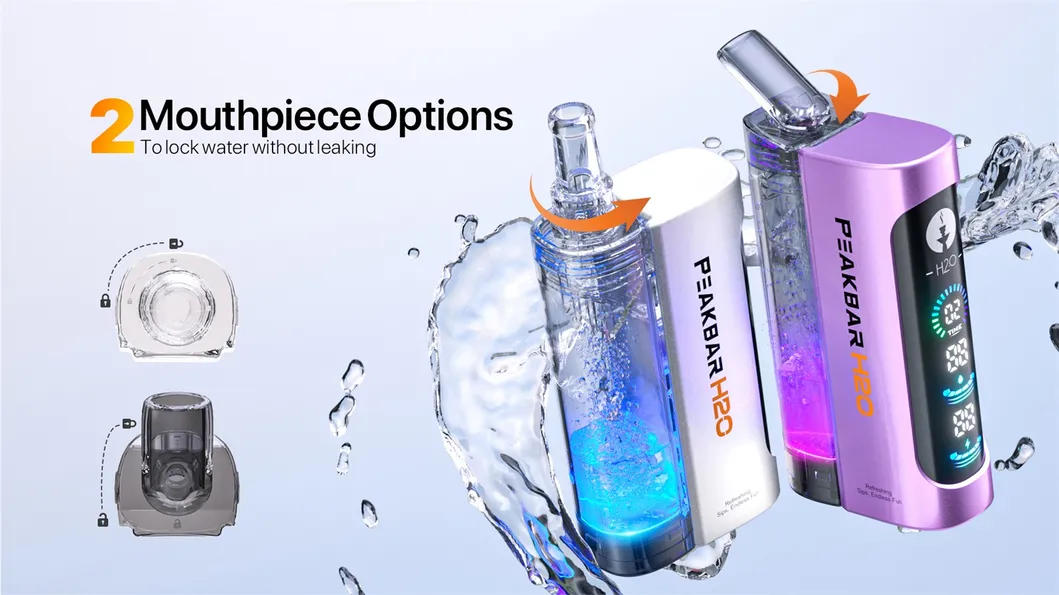 High Capacity Hookah Device with RGB Light for Smoky Adventures