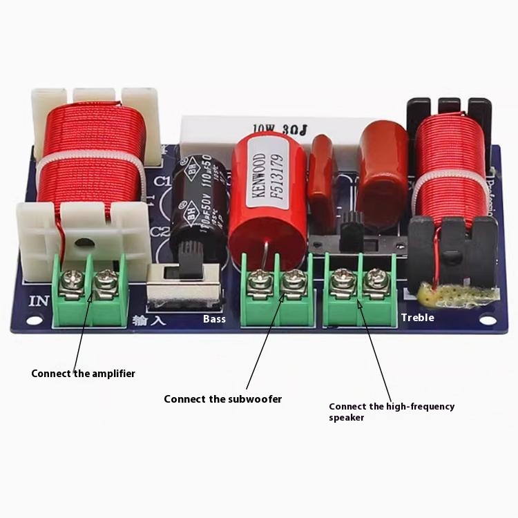 Bookshelf Speaker Box High-Power High-Low Frequency Divider Board Modified Sound Quality Development Board Kits