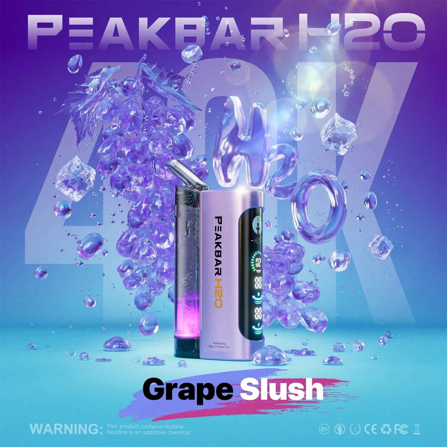 Versatile Disposable Vape Device for on-The-Go Hookah Enthusiasts