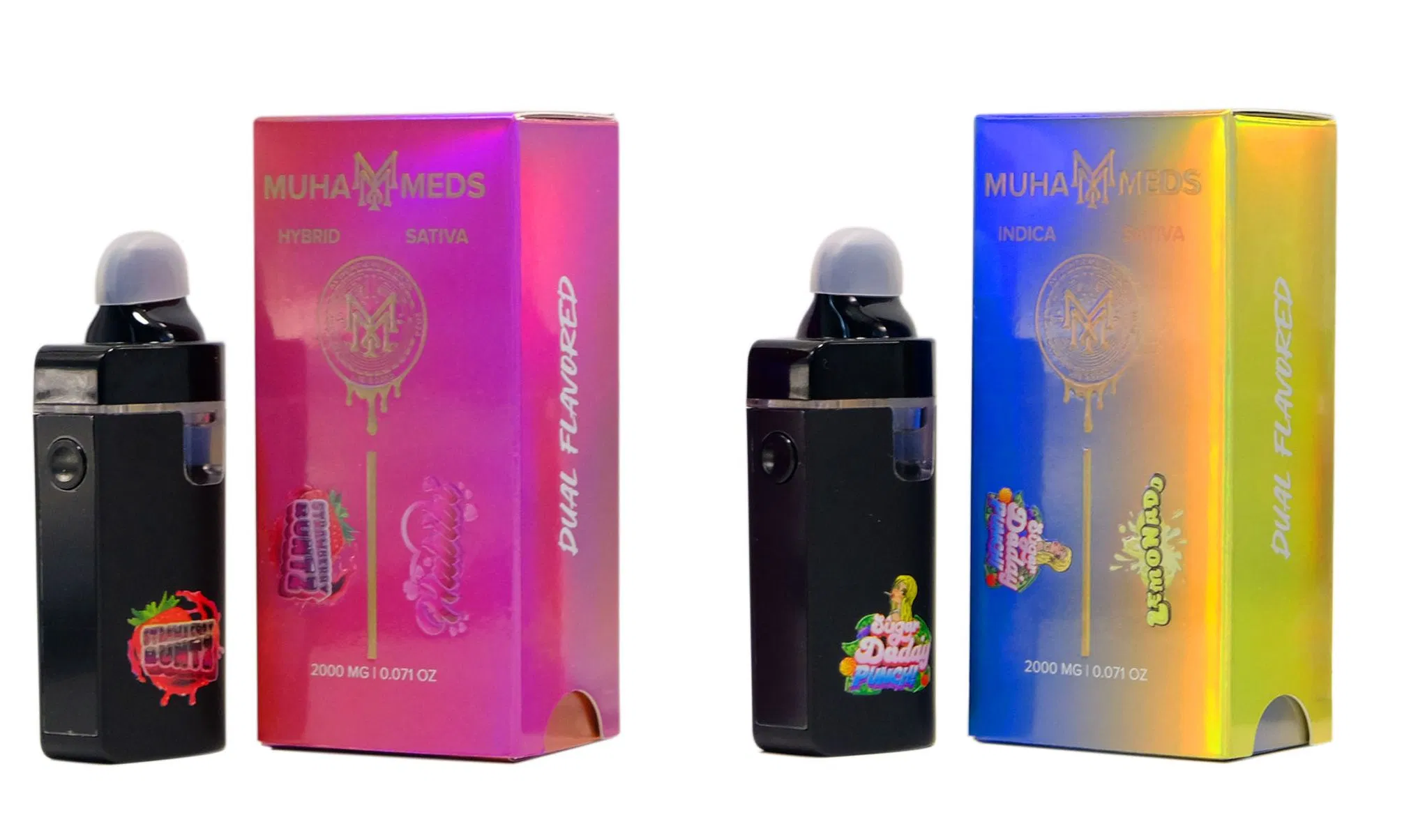Customizable Vape Device with 2ml Liquid Oil and 500mAh Battery