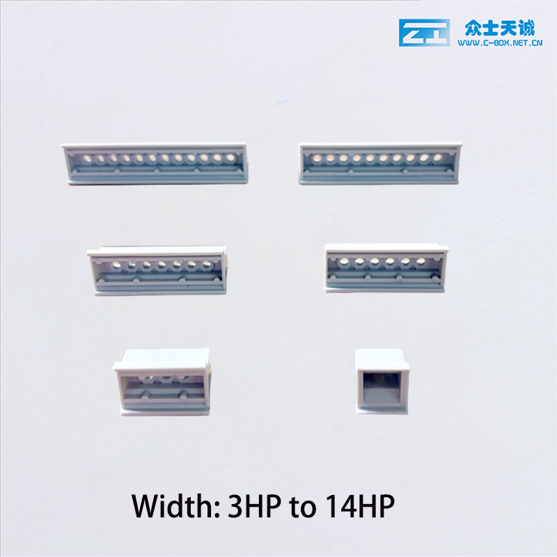 ZSTC Custom Small Molded Black Plastic Electronics Enclosure for PCB Power Adapter Housing Abs Junction Box Case