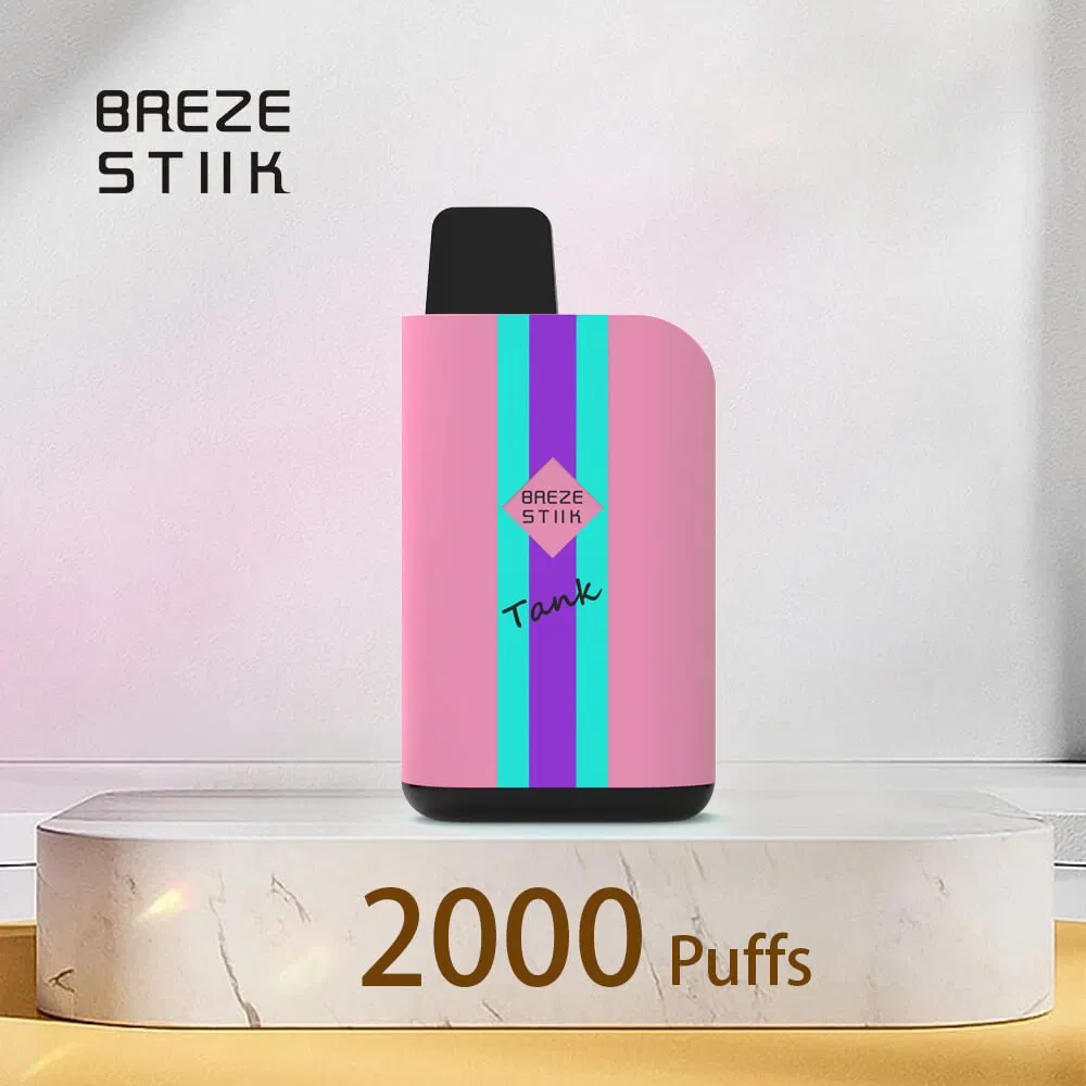 Breze Stiik Tank 2000 Puffs Disposable Vape Replaceable Pod Device Wholesale