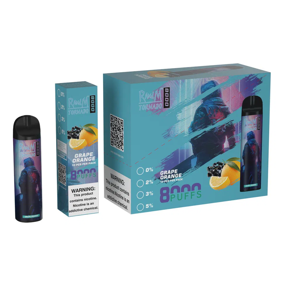 2022 New Wholesale Factory Sale Tornado 8000 Disposable Vape Device