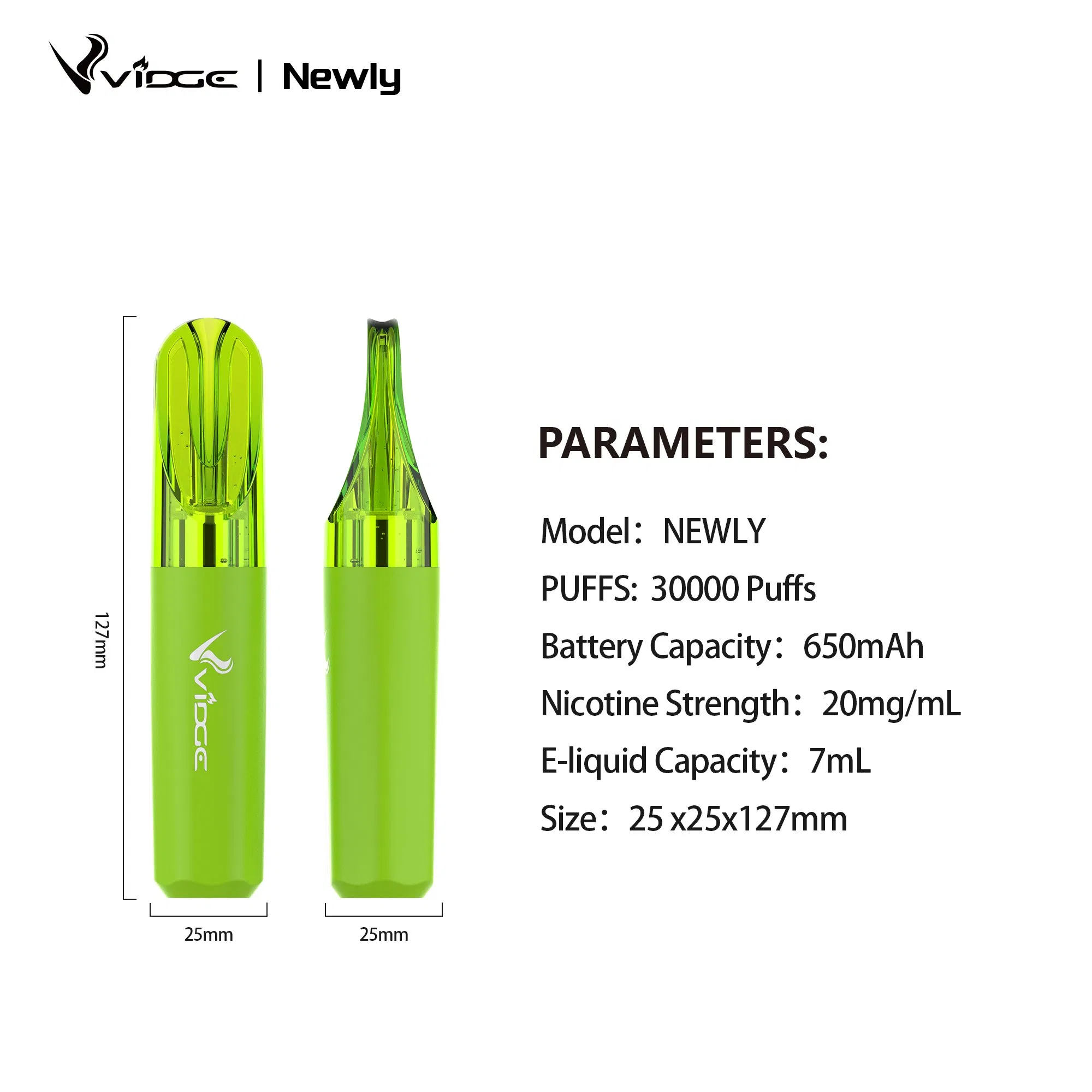 High Capacity Rechargeable Vape Device with 30000 Puffs and Type-C Charging