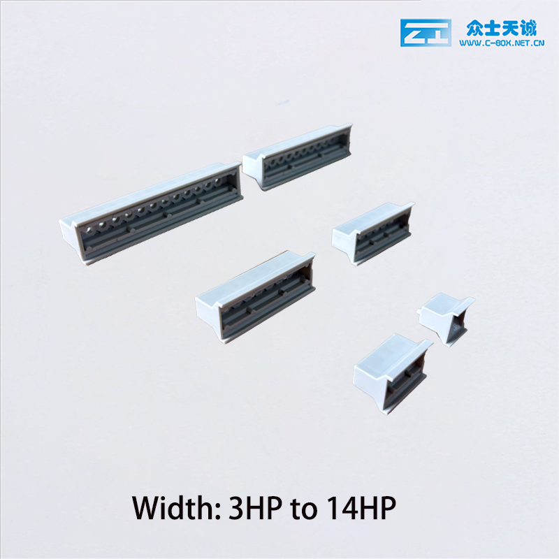 ZSTC Custom Small Molded Black Plastic Electronics Enclosure for PCB Power Adapter Housing Abs Junction Box Case