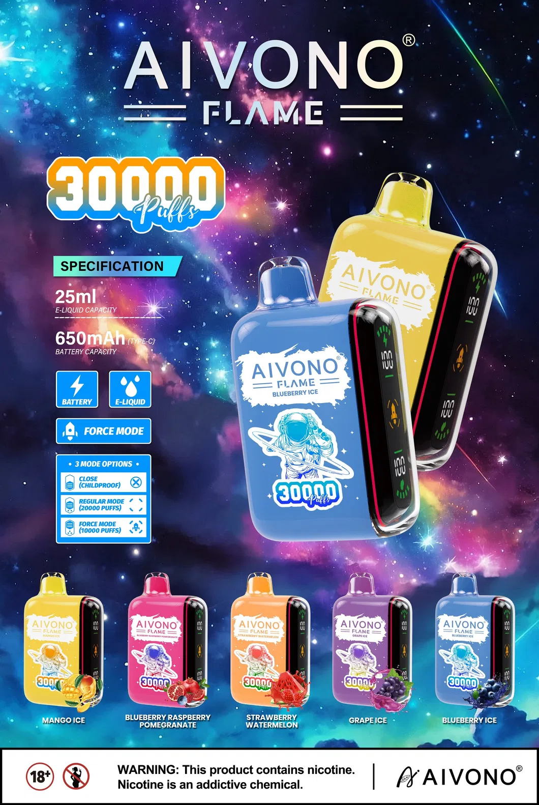 40ml E-Liquid Mesh Coil 60000 Puffs Bang Blaze Shisha 60K Rechargeable Disposable Big Smoke Vape Device