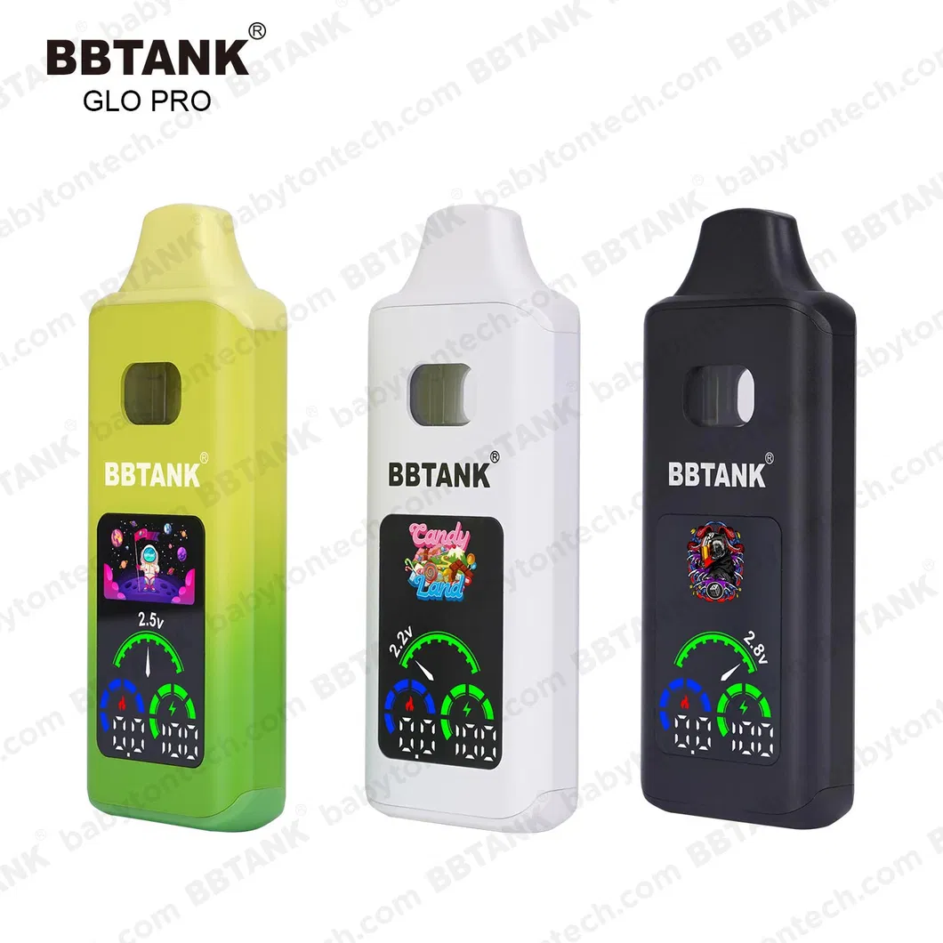 Postless Ceramic Heating 1g 2g Empty Disposable Vape Glo PRO Smart Temperature Control