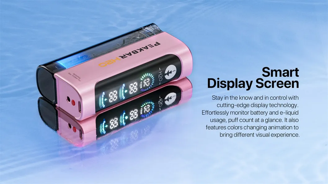 Innovative Peakbar H2O Device for Ultimate Portable Shisha Enjoyment
