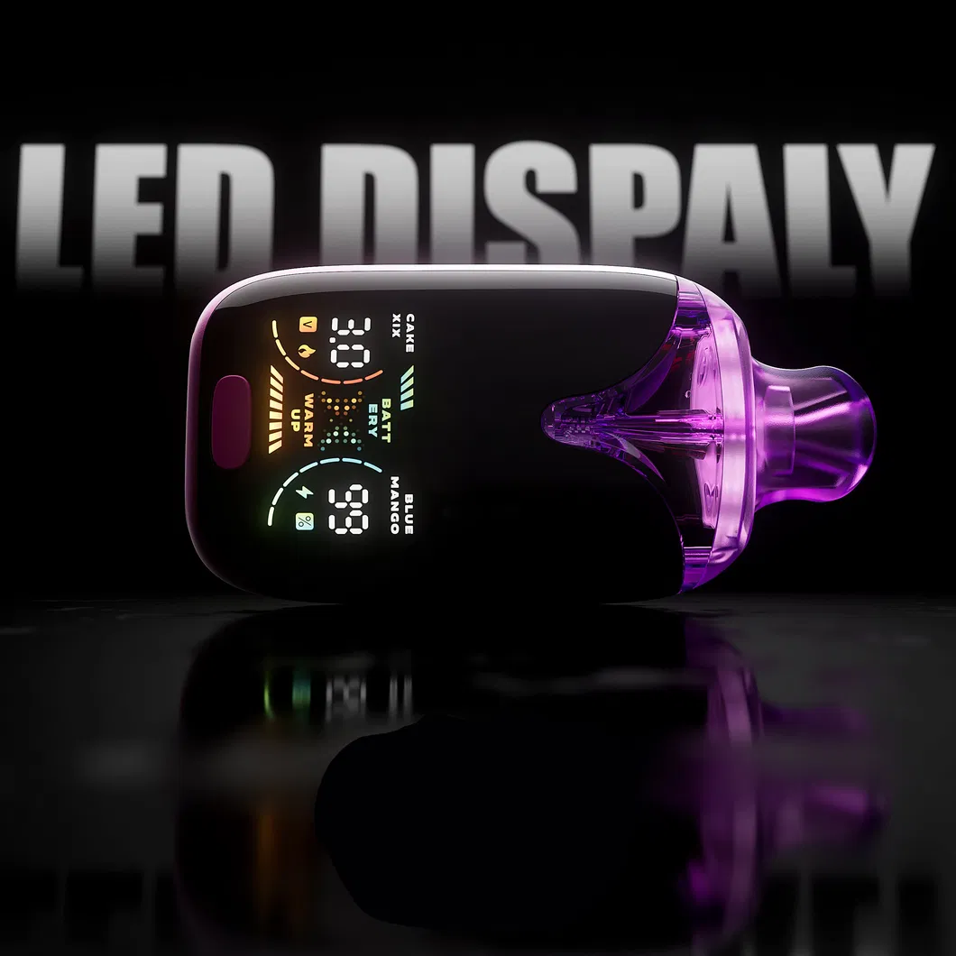 Manufacturer Wholesale 1g 2g 1ml+1ml Ceramic Heating Metal-Free Postless Empty Adjustable Disposable Vape Pen Double Flavor Dual Cart Tank Device with Screen