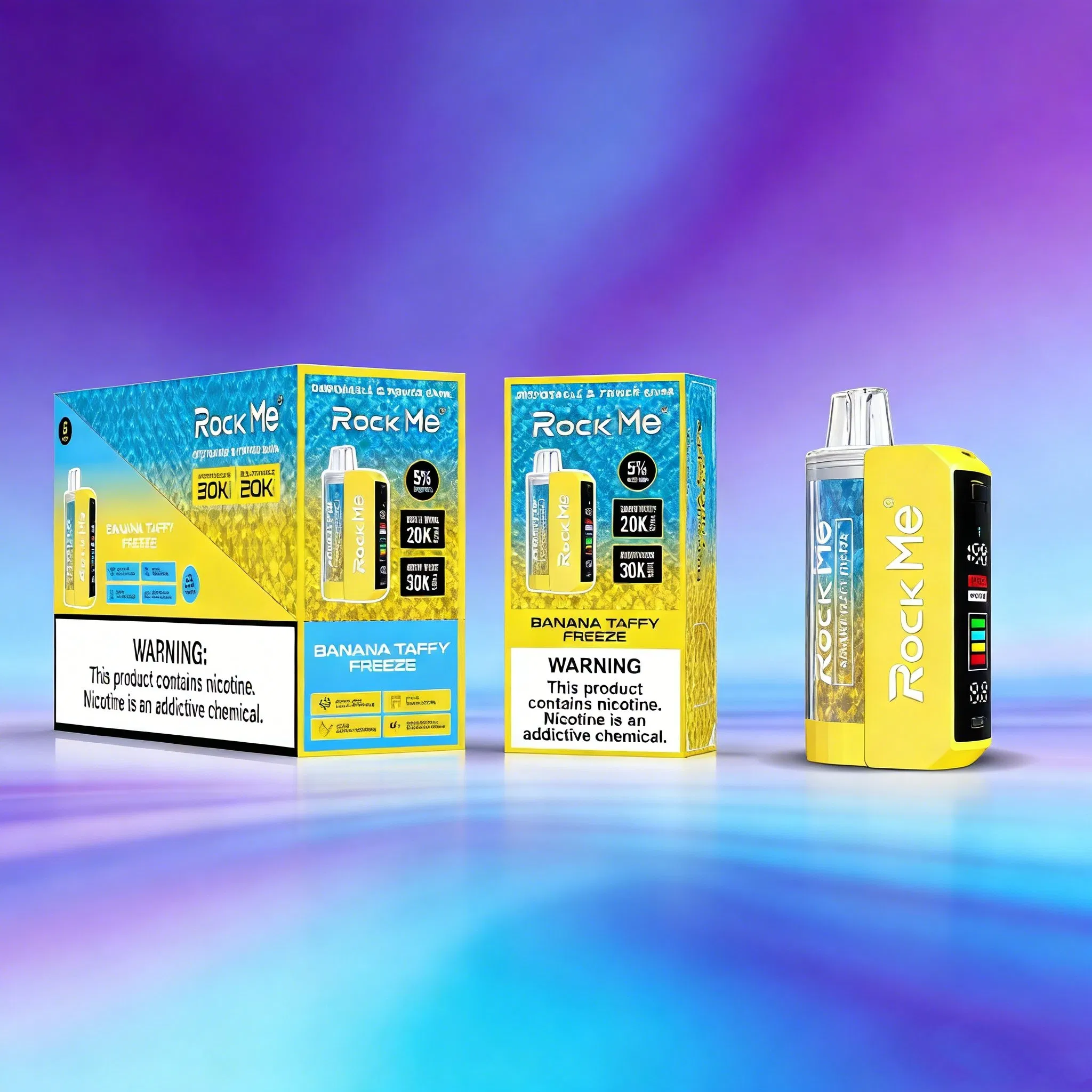 Big Puff Disposable Vape 30000 Puffs Adjustable Power Rechargeable Vape Device