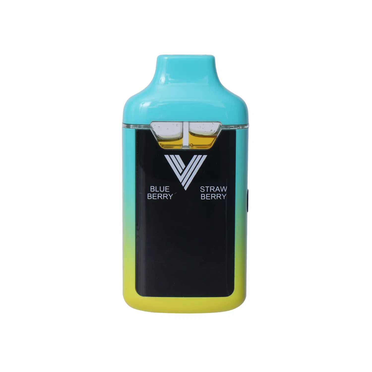 Wholesale Ceramic Dual Double Chamber Hardware Disposable Vape Pens Empty 1ml+1ml Postless Device with Big LED Smart Screen