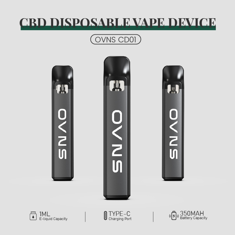 Hot Sale Ovns CD01 Vape Refillable 1ml Oil and Coil Separated Rechargeable Electronic Cigarette From China Device Plant