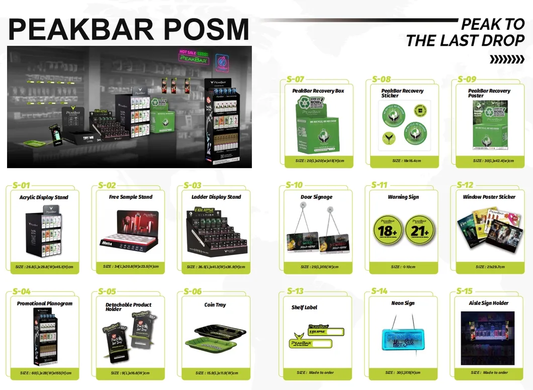 High Puff Rechargeable Device with Transparent Vape Tank for Customization