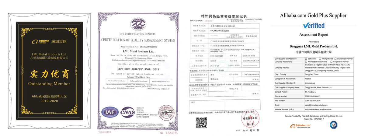 Quality Certifications