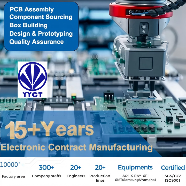 YYCT PCBA-47 Aluminum PCB Assembly Automation Control Board Box Build Assembly Electronic Hardware Design Prototype