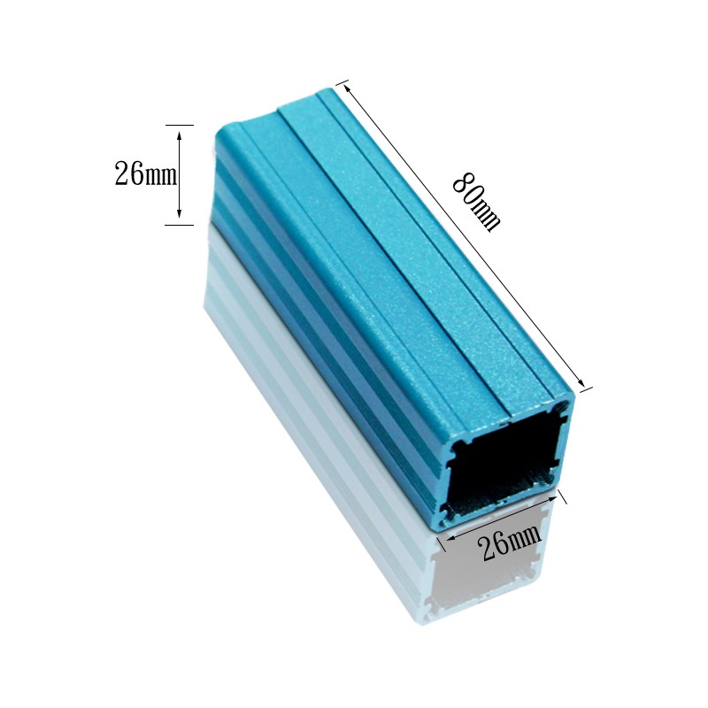 Custom OEM Fabrication Mini Extruded Aluminum Enclosure for Electronic Device PCB Housing and Industrial LED Light Boxes Case