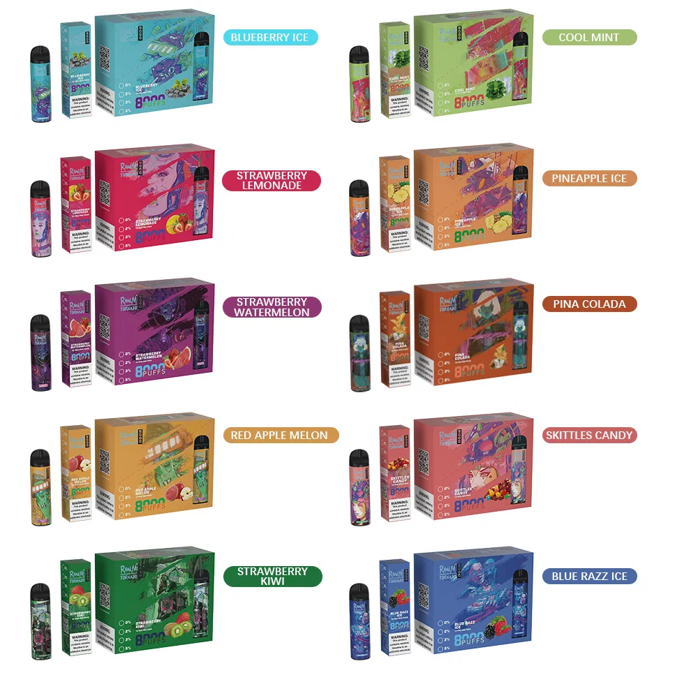 2022 New Wholesale Factory Sale Tornado 8000 Disposable Vape Device