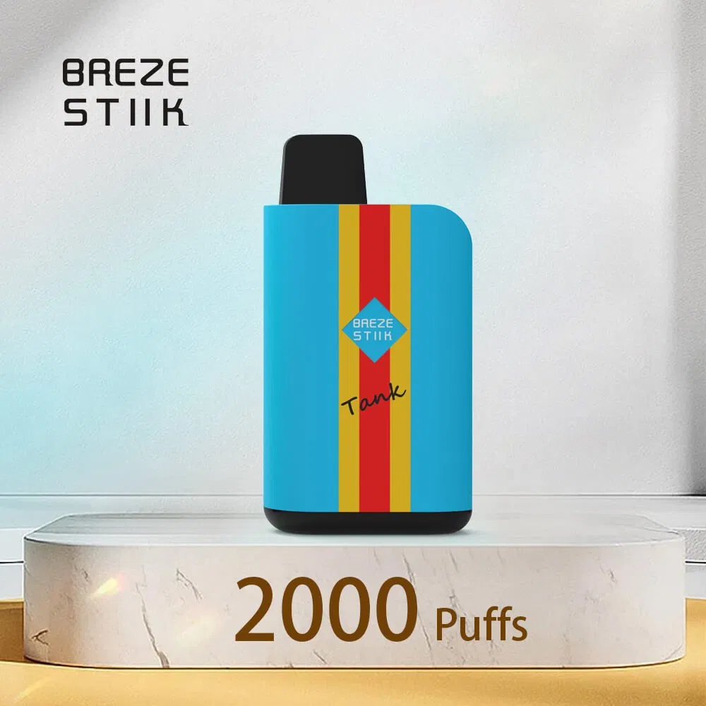 Breze Stiik Tank 2000 Puffs Disposable Vape Replaceable Pod Device Wholesale
