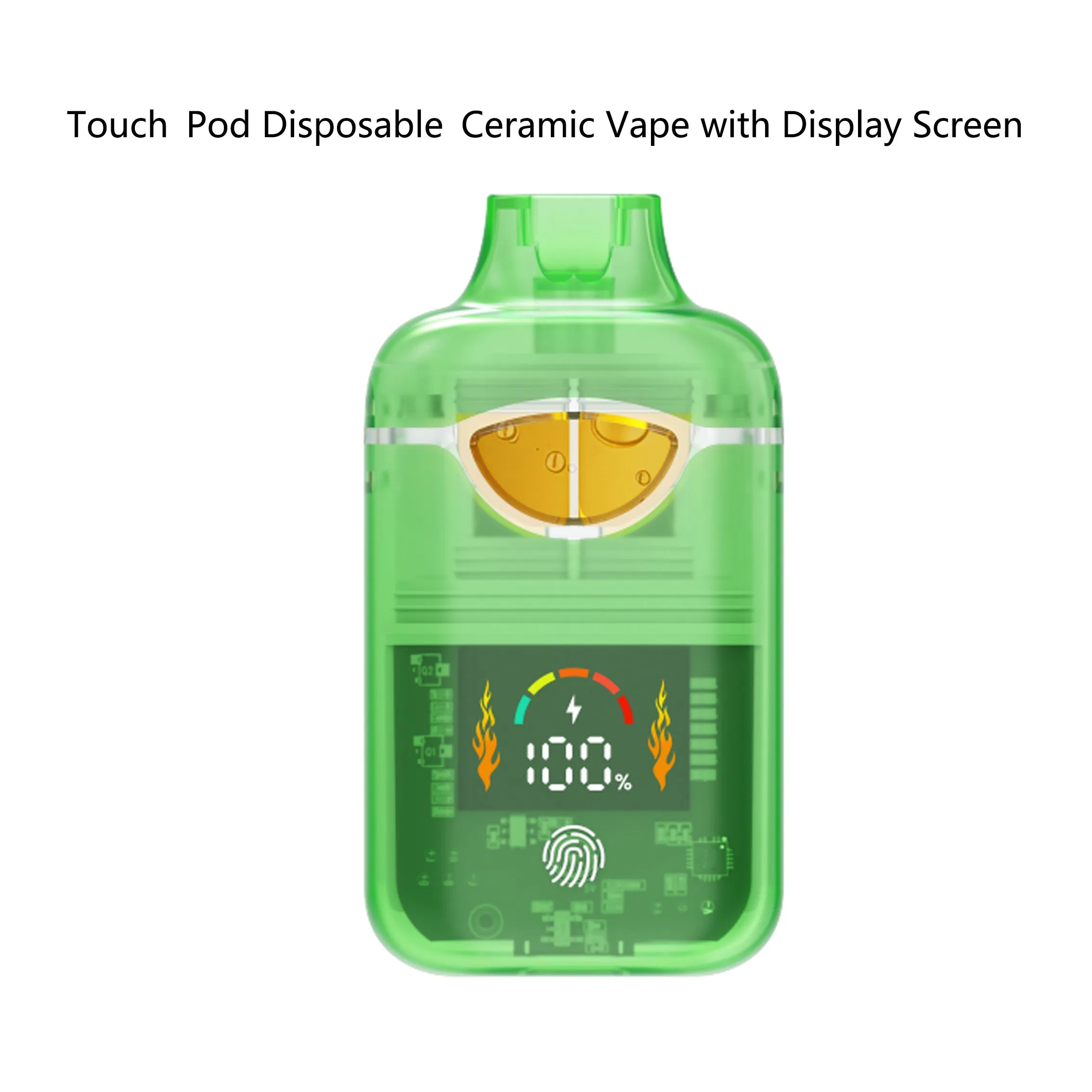 OEM Dual Chamber Empty Vape Pen Smart Screen Ceramic Coil Disposable Vape Device Factory Wholesale 1.0g+1.0g 0.5g+0.5g for Live Rosin