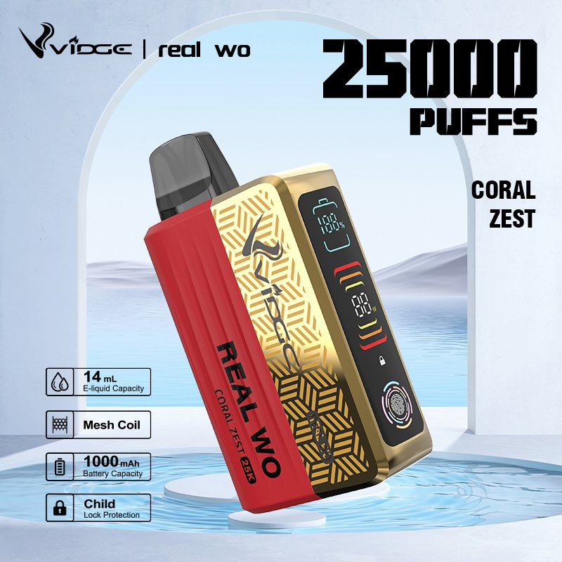 25000 Puffs Vaper Lung Aspiration High Capacity Vape Device Disposable Vaper
