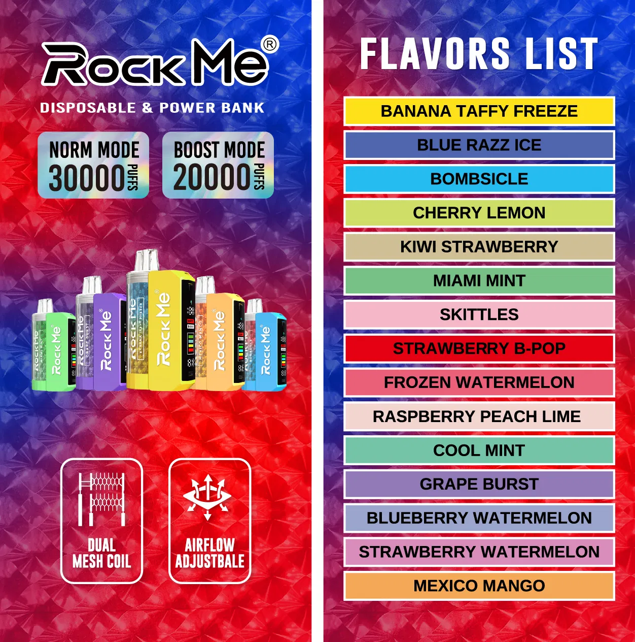 Vape Device Airflow Settings